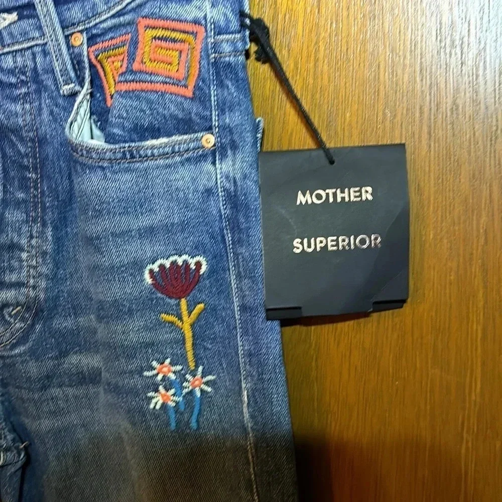 Mother Superior The Rambler Sneak Wash Running With Scissors Size 25 NWT $350